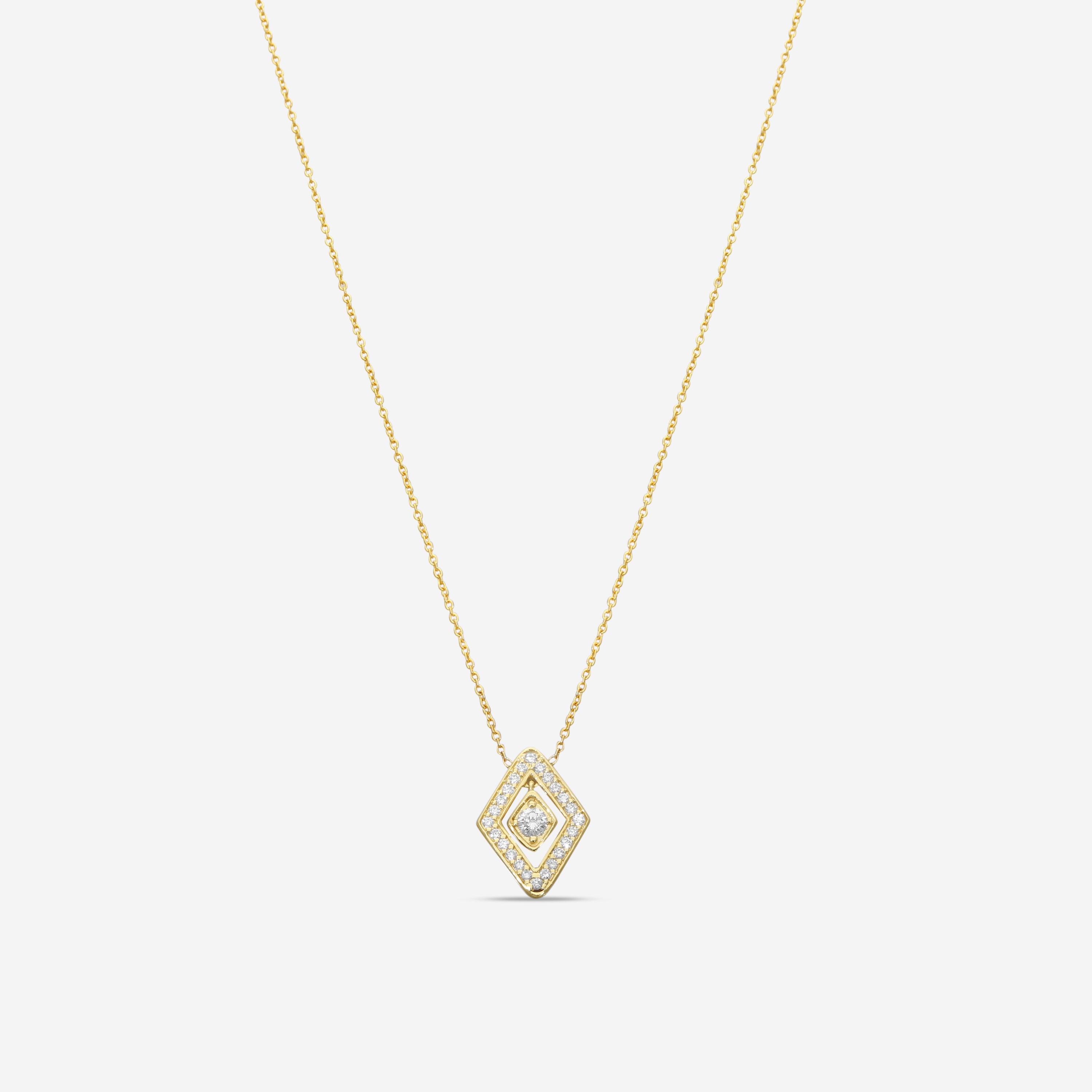 Roberto Coin 18K Yellow Gold Diamond Pendant Necklace 111483AYCHX0
