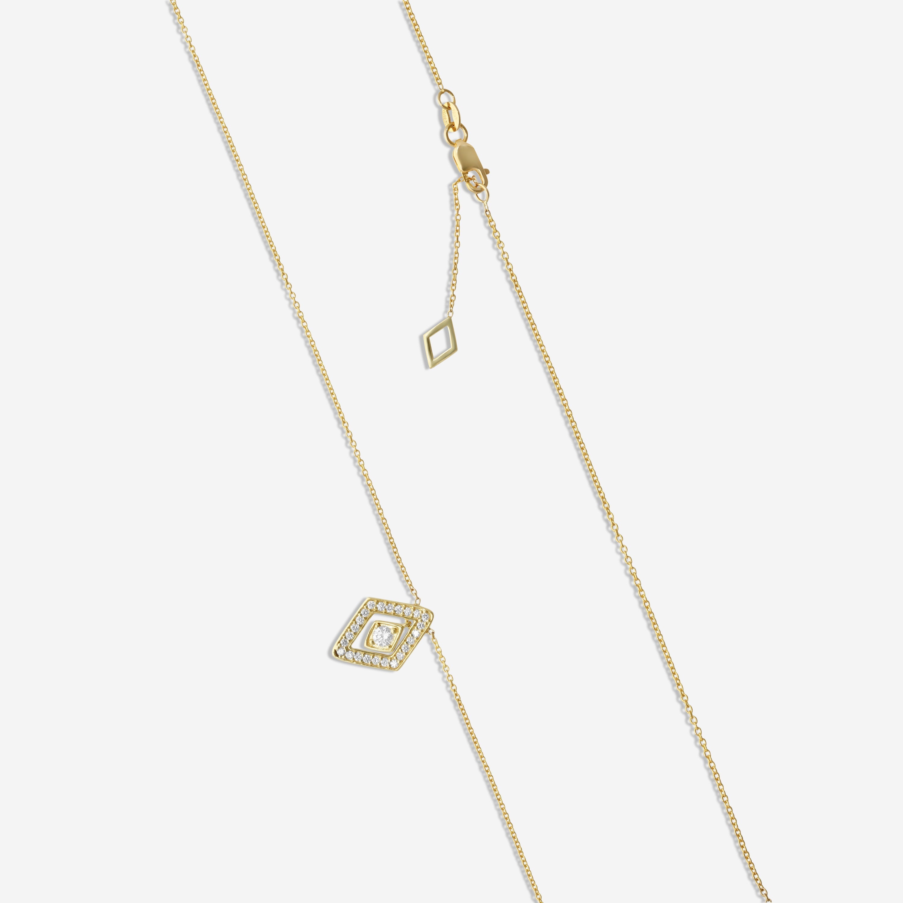 Roberto Coin 18K Yellow Gold Diamond Pendant Necklace 111483AYCHX0 - THE SOLIST
