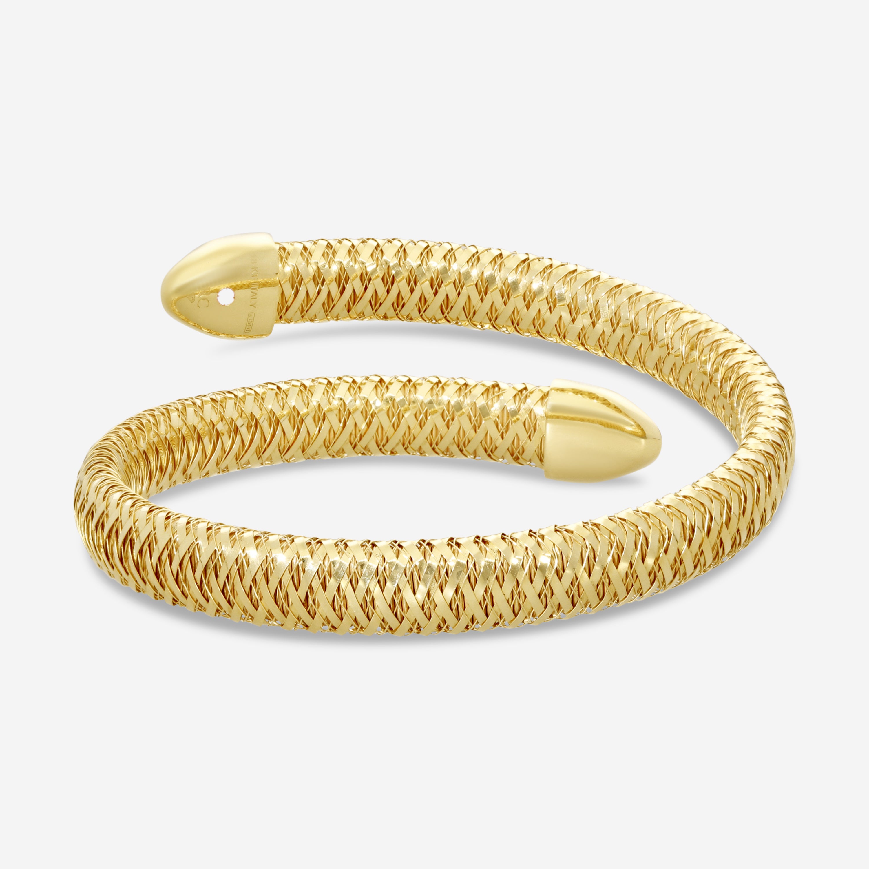 Roberto Coin Primavera 18K Yellow & White Gold Diamond Flexible Bracelet 5573967AJBAX