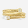 Roberto Coin Primavera 18K Yellow Gold Diamond Flexible Bracelet 5574022AYBAX