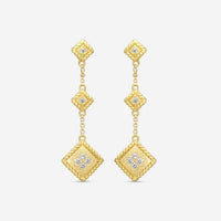 Roberto Coin 18K Yellow Gold Diamond Drop Earrings 7772919AYERX