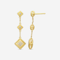 Roberto Coin 18K Yellow Gold Diamond Drop Earrings 7772919AYERX