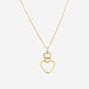 Roberto Coin 18K Yellow Gold Diamond Small Heart Pendant Necklace 7773504AYCHX