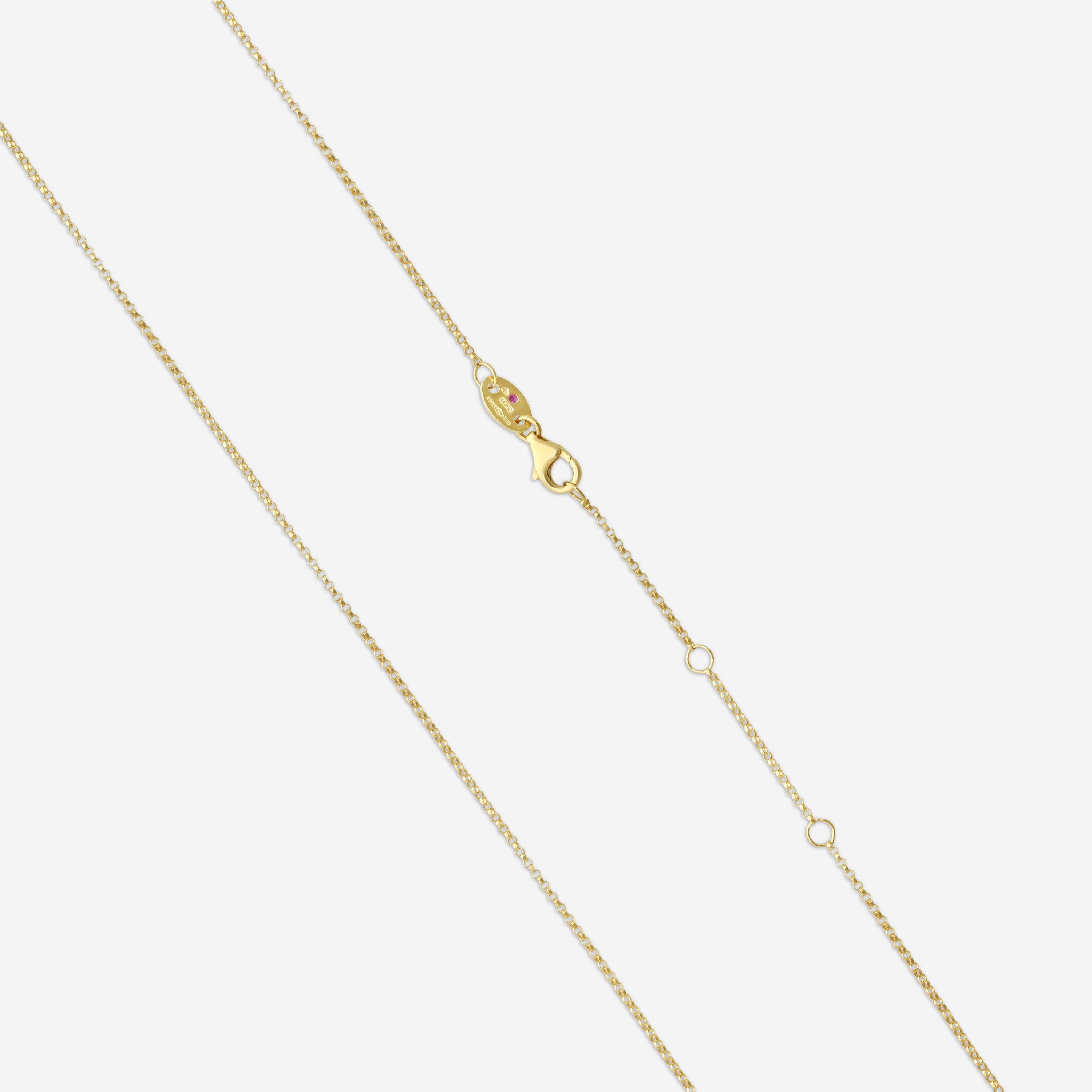 Roberto Coin 18K Yellow Gold Diamond Small Heart Pendant Necklace 7773504AYCHX