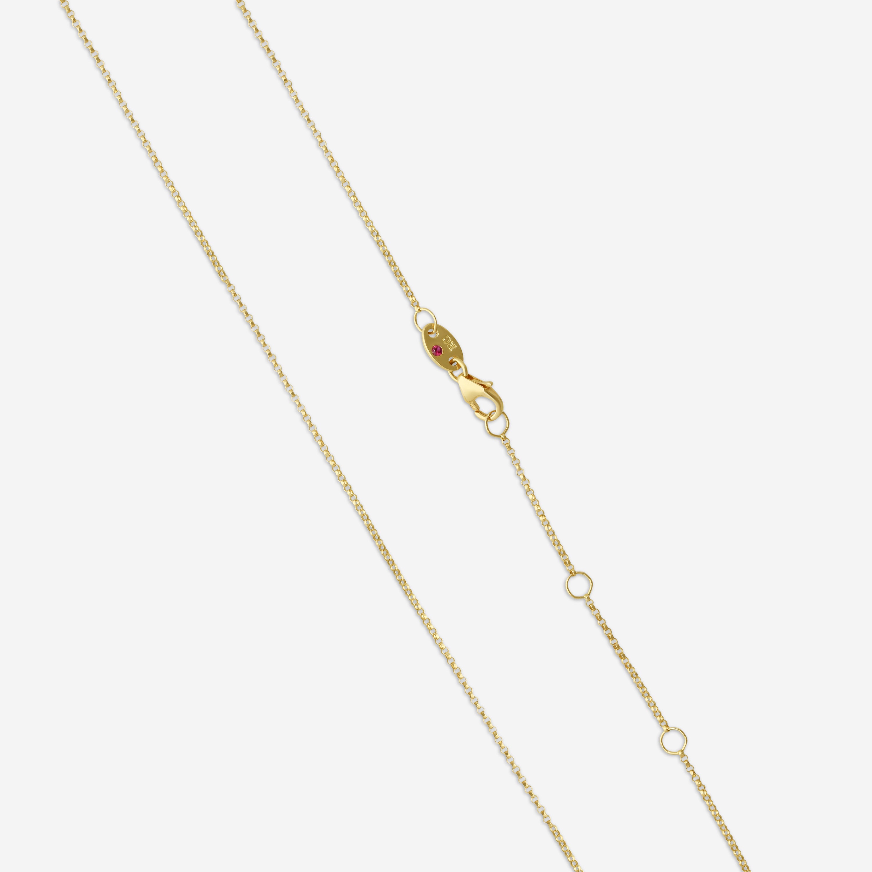 Roberto Coin 18K Yellow Gold Diamond Heart Pendant Necklace 7773505AYCHX