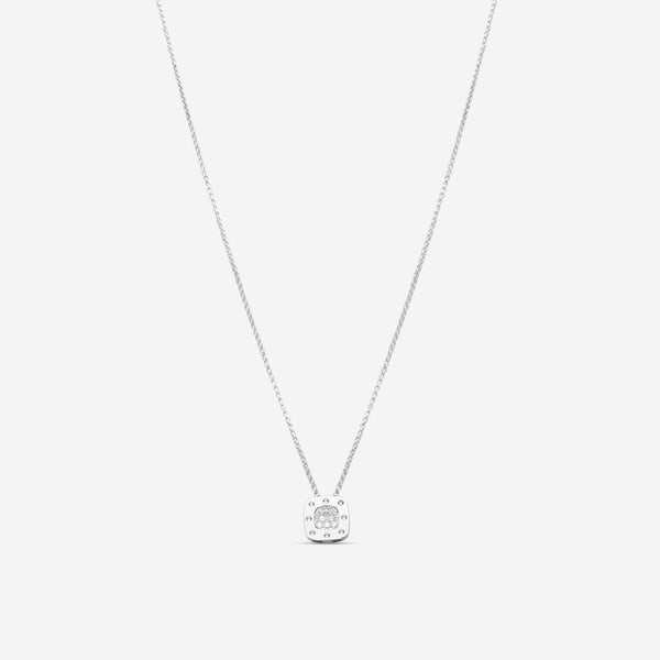 Roberto Coin Pois Moi 18K White Gold Diamond Pendant Necklace 777922AW18X0