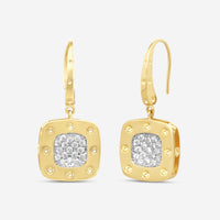 Roberto Coin Pois Moi 18K Yellow & White Gold Diamond Stud Earrings 777923AJERX0