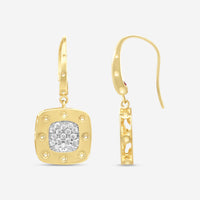 Roberto Coin Pois Moi 18K Yellow & White Gold Diamond Stud Earrings 777923AJERX0