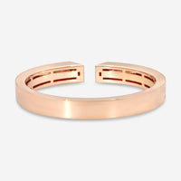 Roberto Coin 18K Rose Gold Diamond & Black Jade Bangle Bracelet 8882415AXBAJ