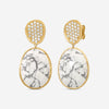 Marco Bicego Lunaria 18K Yellow Gold Diamond & Howlite Drop Earrings OB1404-B_HO01_Y_02