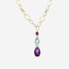 Marco Bicego Marrakech Onde 18K Yellow & White Gold Diamond & Multi-Gemstone Necklace CG828-LB3_MX01_YW_M5 - THE SOLIST