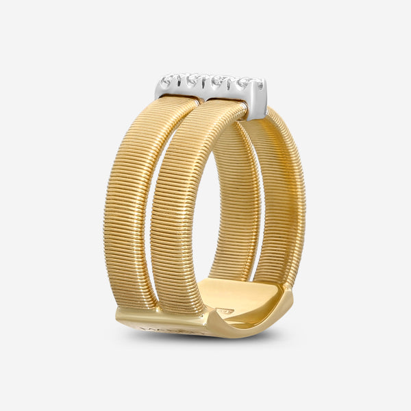 Marco Bicego Masai 18K Yellow & White Gold Diamond Ring Sz. 7 AG344_B_YW_M5
