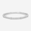 Crivelli 18K White Gold Diamond Flexible Tennis Bracelet B0386E-7 - THE SOLIST