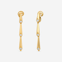 Crivelli 18K Yellow Gold Diamond Dangle Earrings E0324E