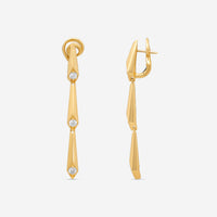 Crivelli 18K Yellow Gold Diamond Dangle Earrings E0324E