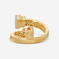 Crivelli 18K Yellow Gold Two-Headed Pillar Wrap Ring Sz. 7 R0312E-7 - THE SOLIST