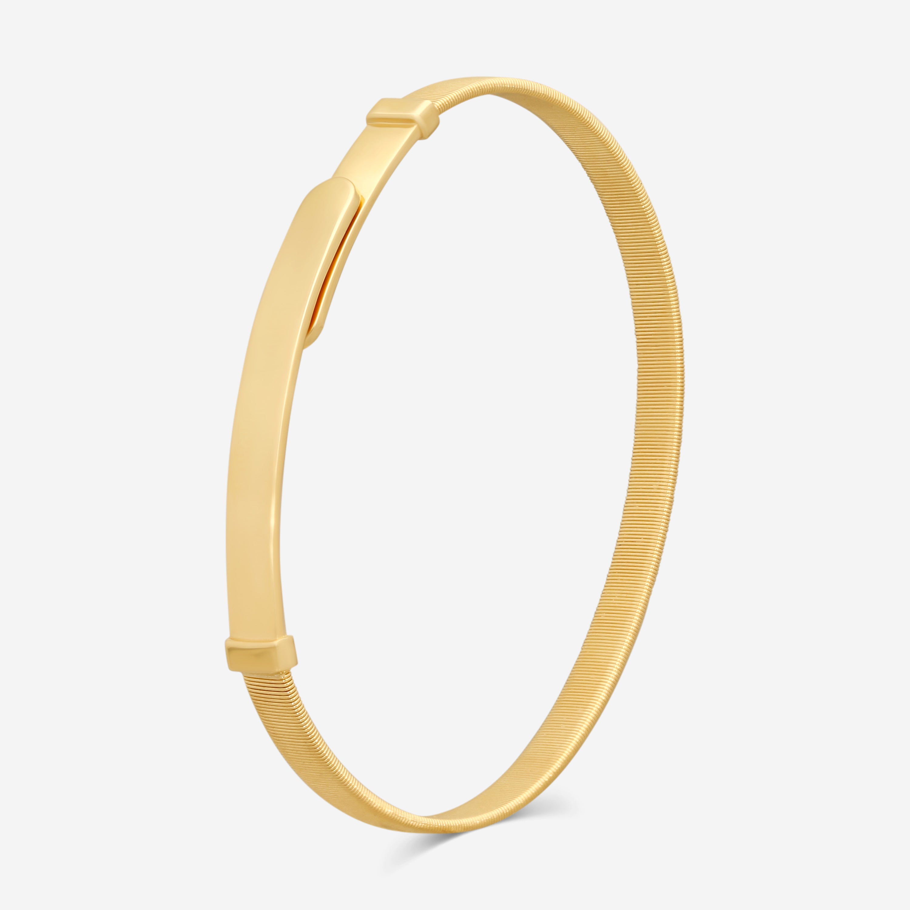 Masai 18K Yellow Gold Bangle Bracelet SG43__Y_01