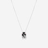 Roberto Coin 18K White Gold & Black Enamel Diamond Pendant Necklace 206724AWCHND - THE SOLIST