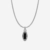 Armenta Romero Sterling Silver & Dark Taupe Enamel Diamond Enhancer 20829