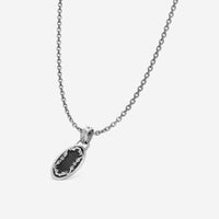 Armenta Romero Sterling Silver & Dark Taupe Enamel Diamond Enhancer 20829