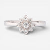 Gucci Flower 18K White Gold Diamond Ring YBC7962170010 - THE SOLIST