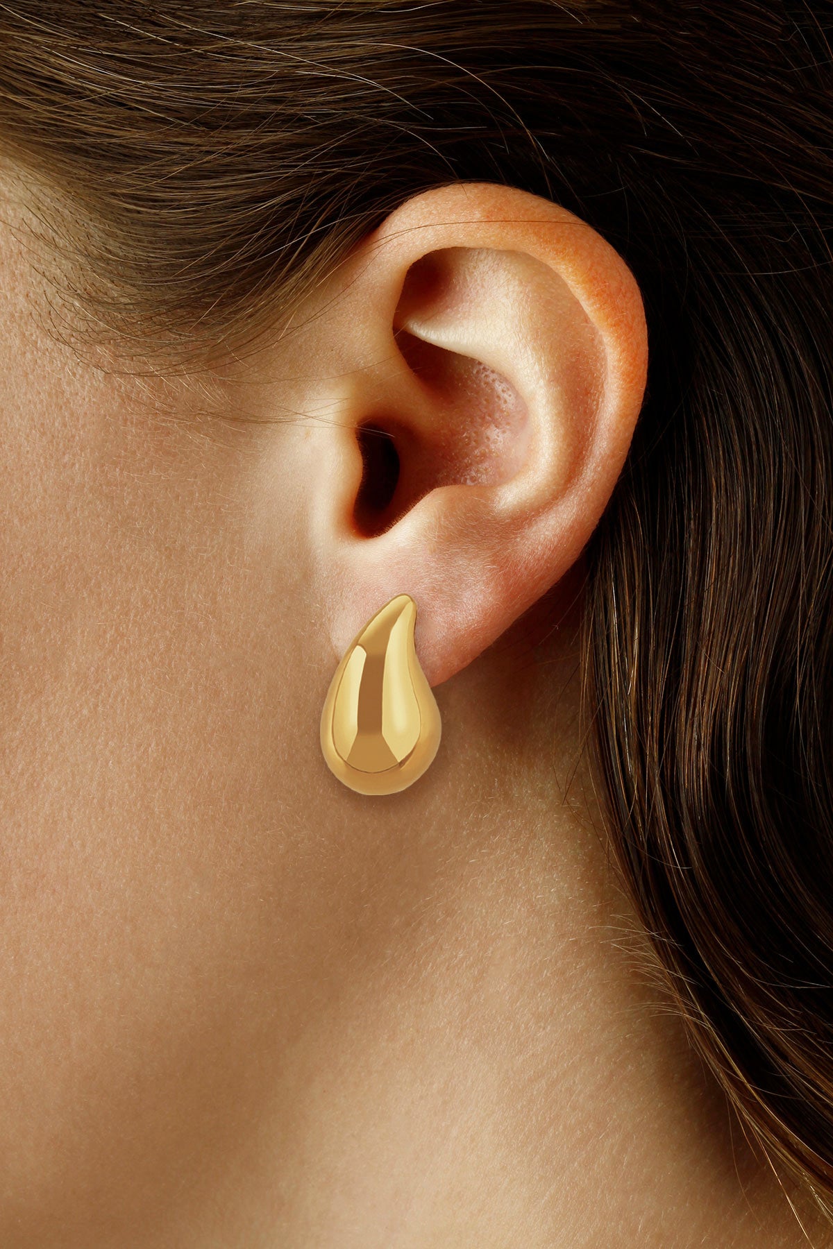 Ina Mar 14K Yellow Gold Teardrop Stud Earrings 21/3391