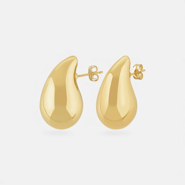 Ina Mar 14K Yellow Gold Teardrop Stud Earrings 21/3391