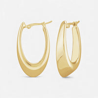 Ina Mar 14K Yellow Gold Hoop Earrings 21/4179