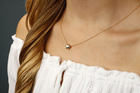 Ina Mar 14K Yellow Gold Puffed Heart Pendant Necklace 21/606