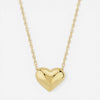 Ina Mar Puffed Heart 14K Yellow Gold Pendant Necklace 21/606