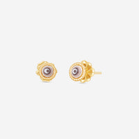 Armenta 14K Rose Gold & Enamel Evil Eye Stud Earrings 21371