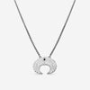 Armenta Romero Blackened Sterling Silver Champagne Diamond & Black Sapphire Pendant Necklace 21384