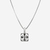 Armenta Blackened Sterling Silver Black Sapphire Pendant Necklace 21386