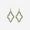 Armenta 18K Yellow Gold & Grey Sterling Silver Multi-Stone Hoop Earrings 21755