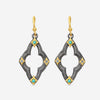 Armenta Sterling Silver & 18K Yellow Gold, Turquoise, Blue Topaz Drop Earrings 2