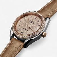 Omega Seamaster Aqua Terra 18K Rose Gold Diamond Automatic Ladies Watch 220.28.34.20.59.001