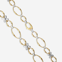 Marco Bicego Marrakech Onde 18K Yellow & White Gold Diamond Necklace CG823_B3_YW_M5