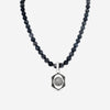 Armenta Sterling Silver Black Sapphire Pendant Necklace 22251