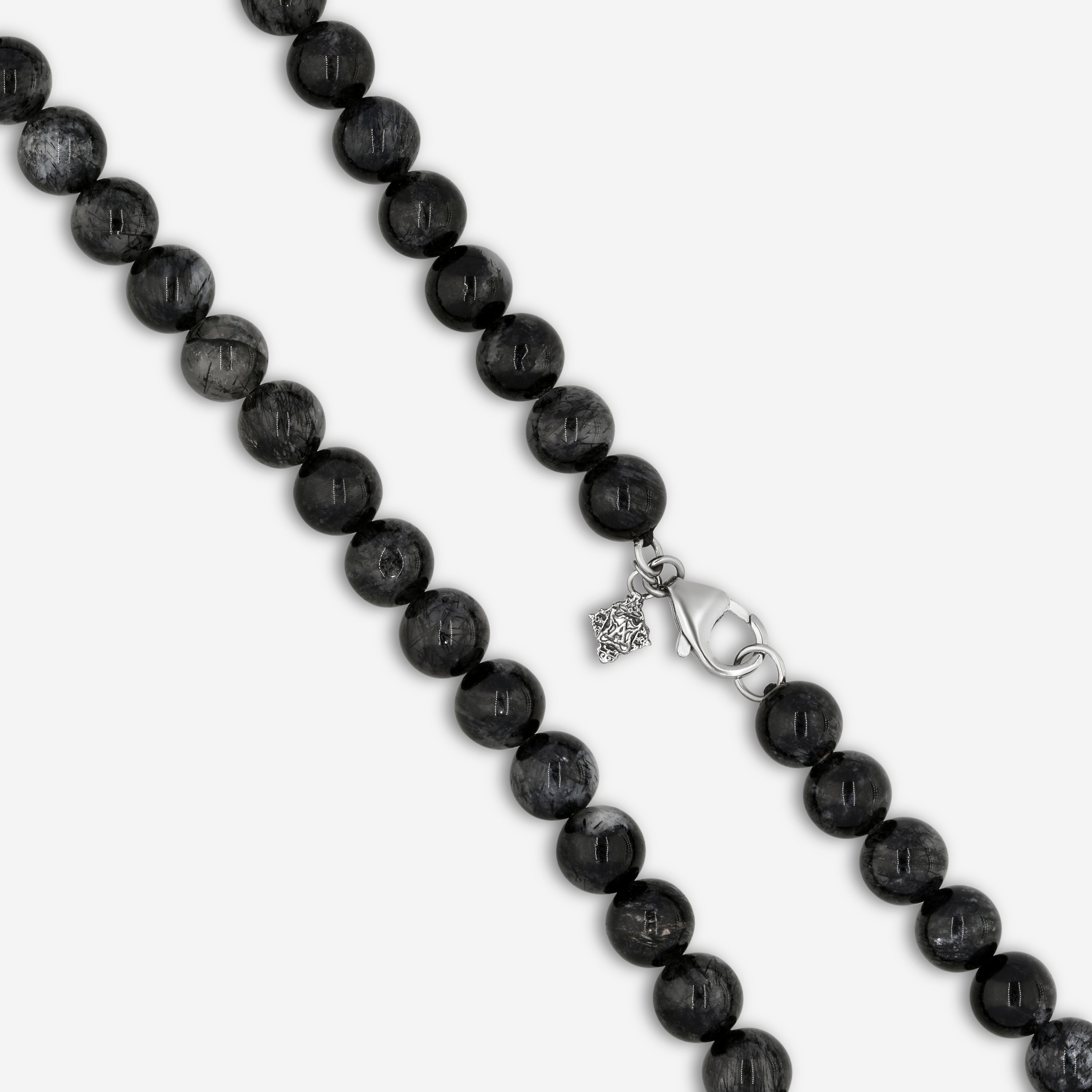 Armenta Sterling Silver Black Sapphire Pendant Necklace 22251