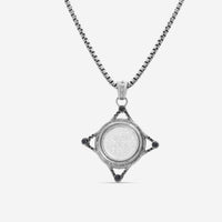 Armenta Sterling Silver Sapphire Pendant Necklace 22296