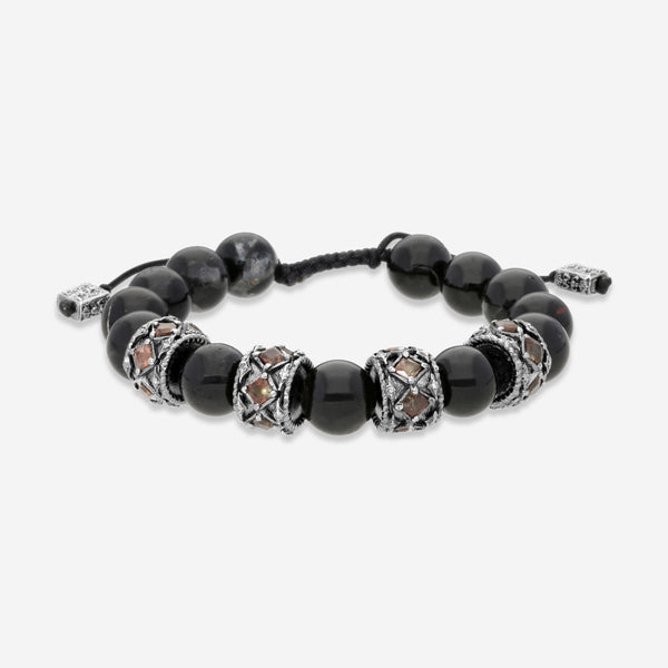 Armenta Sterling Silver Gemstone Beaded Bracelet 22342