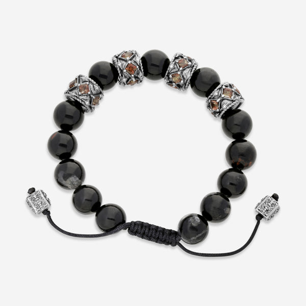 Armenta Sterling Silver Gemstone Beaded Bracelet 22342