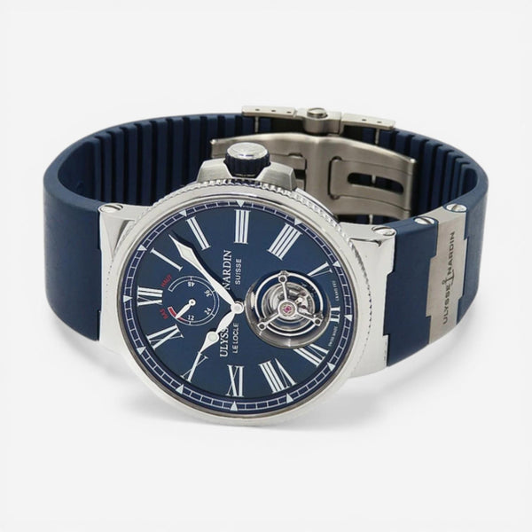 Ulysse Nardin Marine Tourbillon Stainless Steel Automatic Men's Watch 1283-181/E