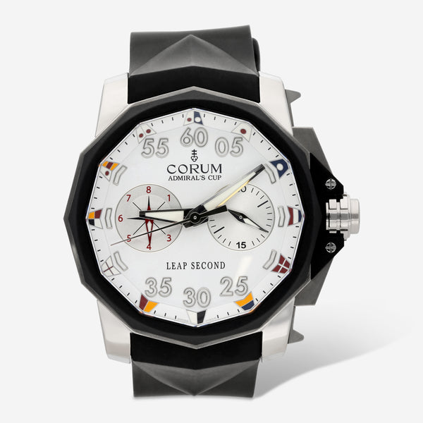 Corum Admiral's Cup 48 Leap Second Foudroyante Titanium Automatic Men's Watch A895/04302 - THE SOLIST