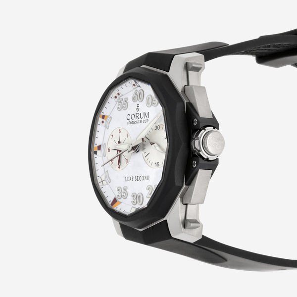 Corum Admiral's Cup 48 Leap Second Foudroyante Titanium Automatic Men's Watch A895/04302 - THE SOLIST