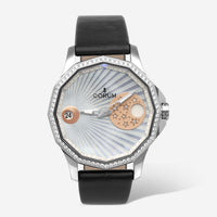 Corum Admiral's Cup Legend 38 Mystery Moon Stainless Steel Automatic Ladies Watch A384/03116