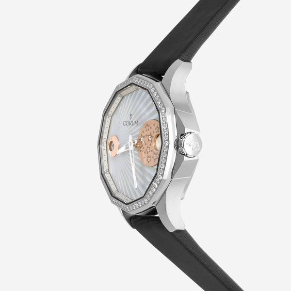 Corum Admiral's Cup Legend 38 Mystery Moon Stainless Steel Automatic Ladies Watch A384/03116
