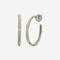 Armenta Rose World 14K Rose Gold Diamond Hoop Earrings 23243