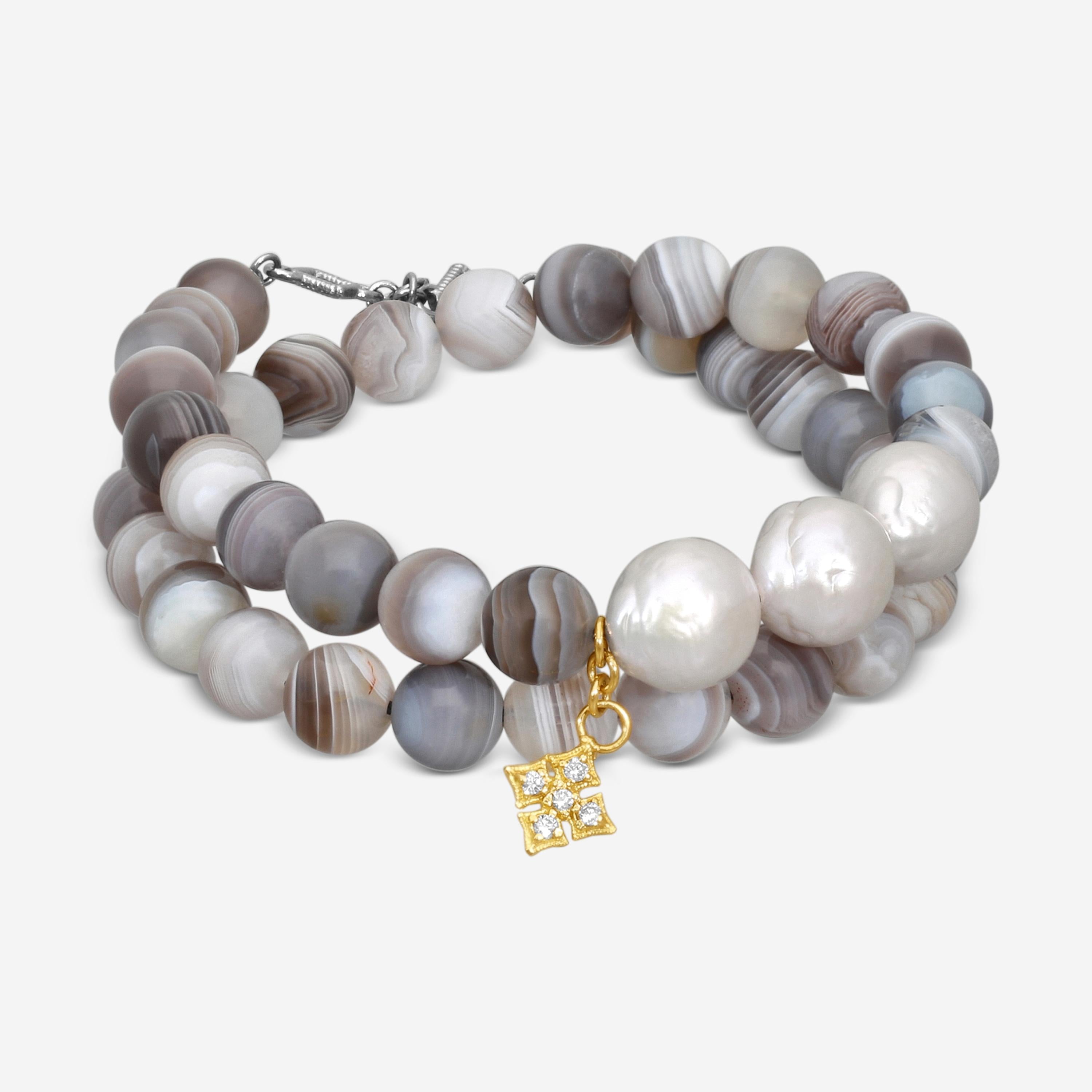 Armenta 18K Yellow Gold Multi-Gemstone Beaded Necklace 23322