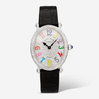 Franck Muller Infinity Oval Color Dreams Diamond Set Dial Quartz Ladies Watch 1632 B QZ COL DRM V D CD - THE SOLIST